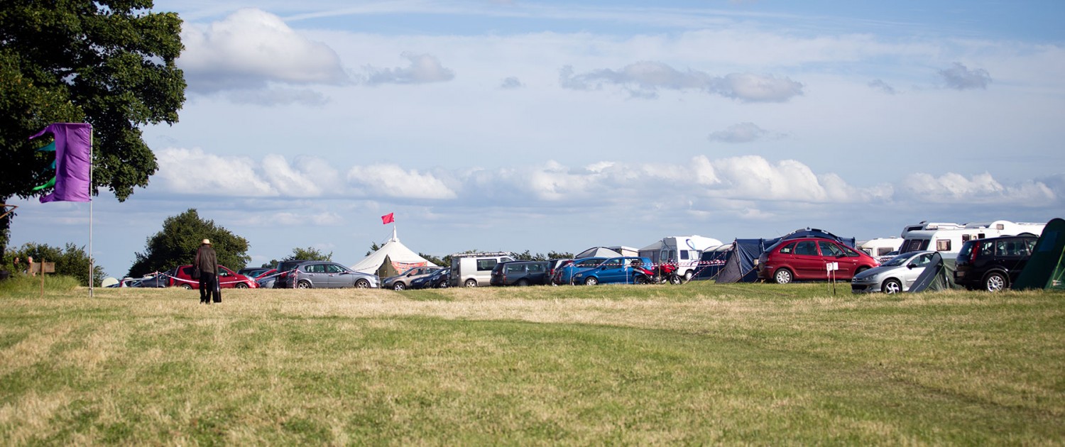 Festival camp site