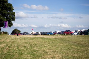 Festival camp site