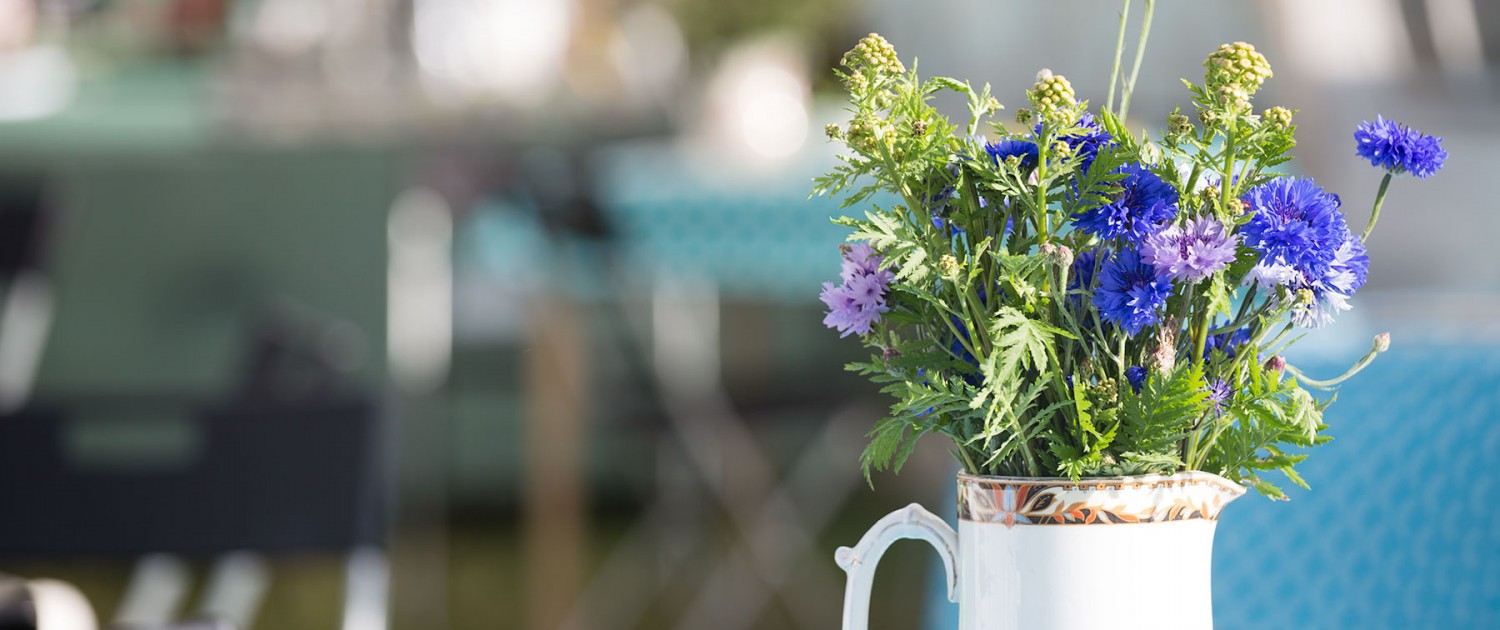 Tea and flowers