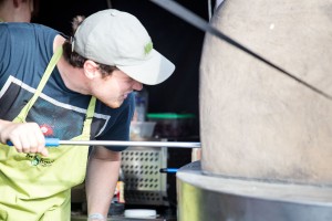 Wood fired pizza oven